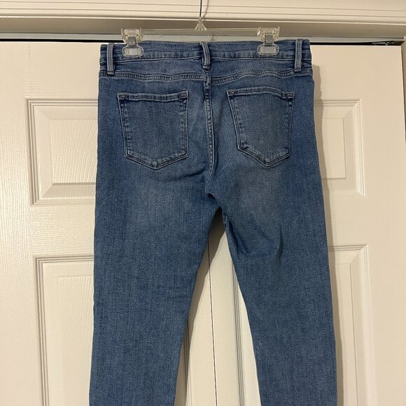 FRAME Denim Sz 28 Light Blue Wash Le Garçon Straight Leg Jeans - Picture 4 of 7